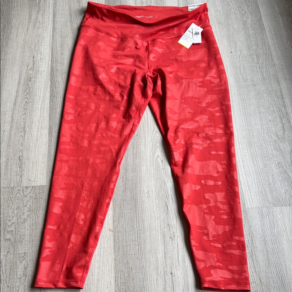 Red Camouflage Kids Leggings. CAJA. # 4